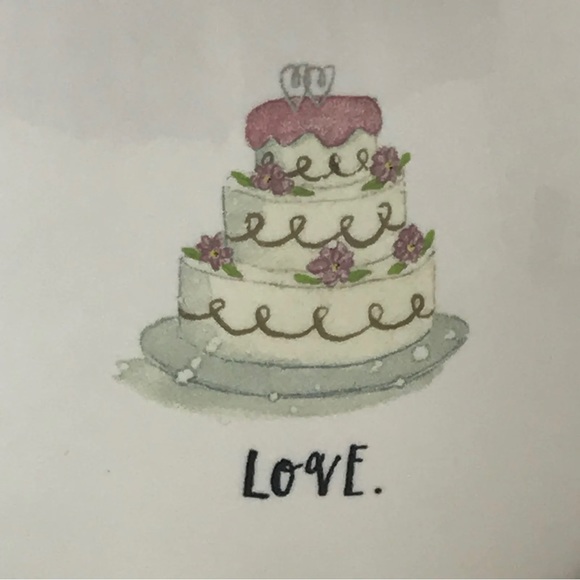 ⚡️Home⚡️Rae Dunn Mugs Set NWOT Love Forever His Hers Marriage Cups Rings Wedding - Picture 5 of 7